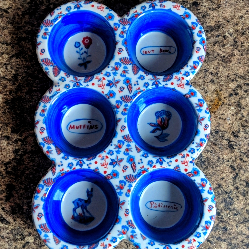 EUC Nathalie Lete Bibelot Muffin Pan